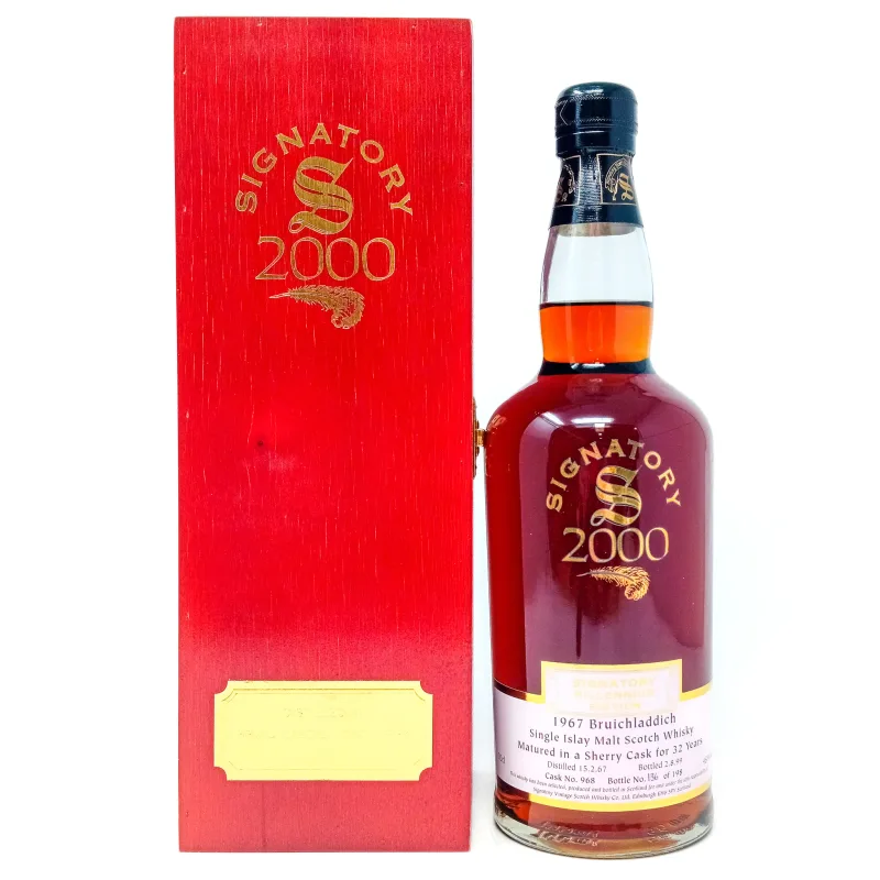 Bruichladdich – 1967 32 Year Old Signatory Vintage Millennium Edition (70cl, 48%)