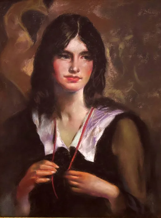 English School (XX) - The coral necklace (After William Henry Margetson)