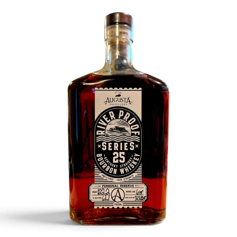 Augusta 6 Year Old River Proof Series 25 Personal Reserve Toasted Oak Project Hand Filled Kentucky Straight Bourbon Whiskey