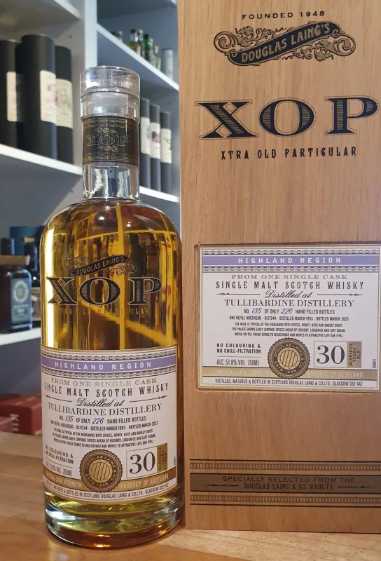 Tullibardine – 1993 30 Year Old Xtra Old Particular Single Cask (70cl, 51.8%)