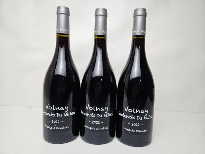 2022 François Mikulski "Santenots du Milieu" - Volnay 1er Cru - 3 Bottles (0.75L)