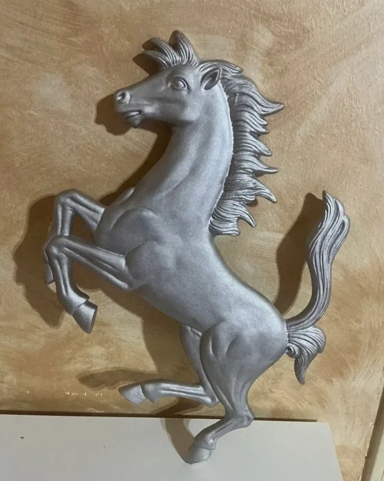 Emblem - Ferrari - Alluminio - 2000