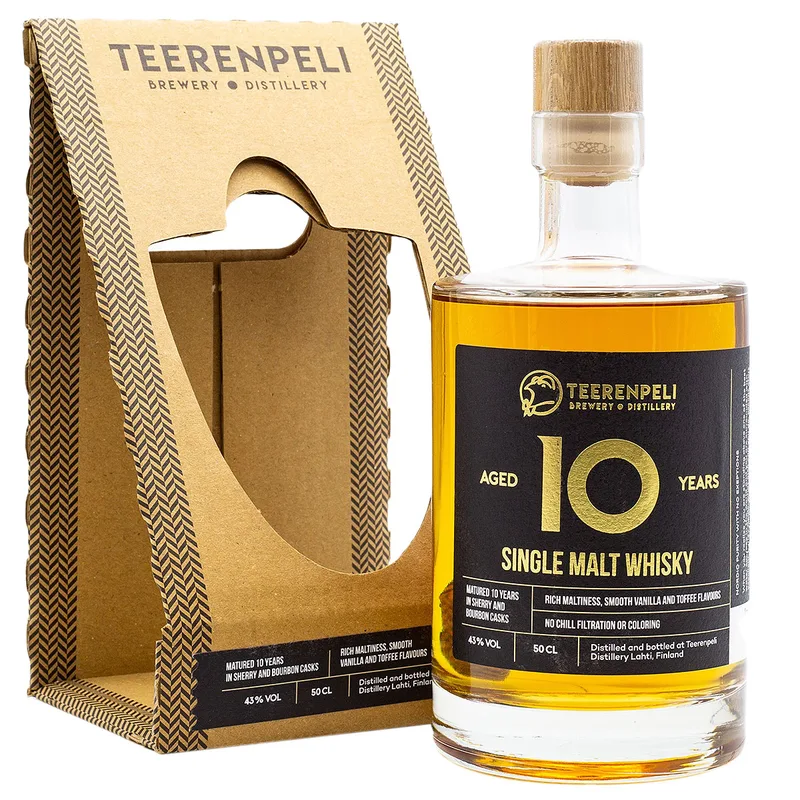 Teerenpeli – Aged 10 Years Single Malt Whisky (50cl, 43%)