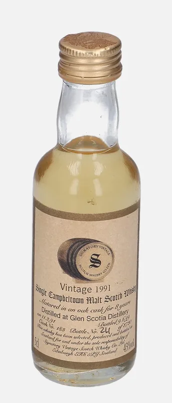 Glen Scotia – 1991 8 Year Old Signatory Vintage Scotch Whisky Co.