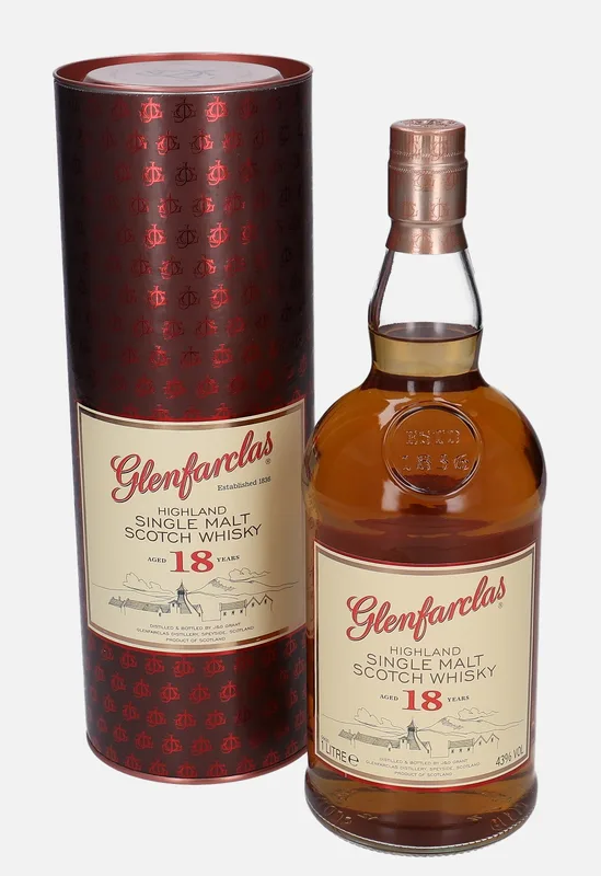 Glenfarclas – 18 Year Old (1L, 43%)
