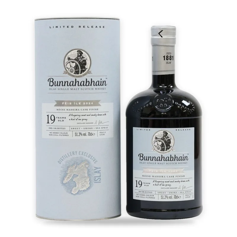 Bunnahabhain – 19 Year Old - Mòine Madeira Cask Finish - Fèis Ìle 2024