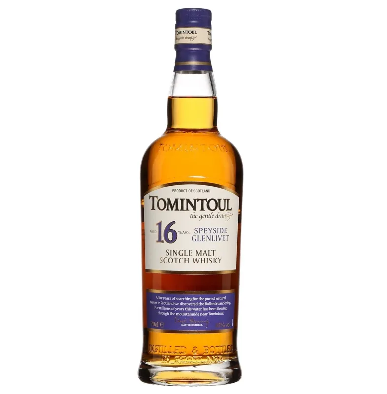Tomintoul – 16 Year Old Speyside Single Malt Scotch Whisky (2022) (1L, 40%)
