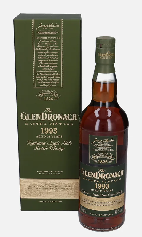 Glendronach – 1993 25 Year Old Master Vintage