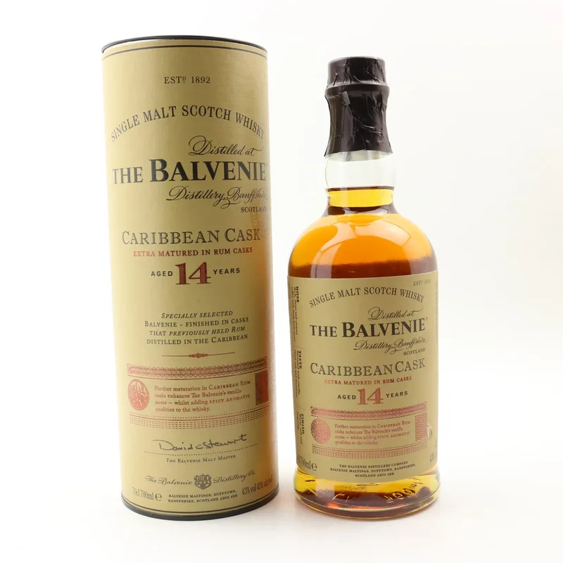 Balvenie – 14 Year Old Caribbean Cask (70cl, 43%)