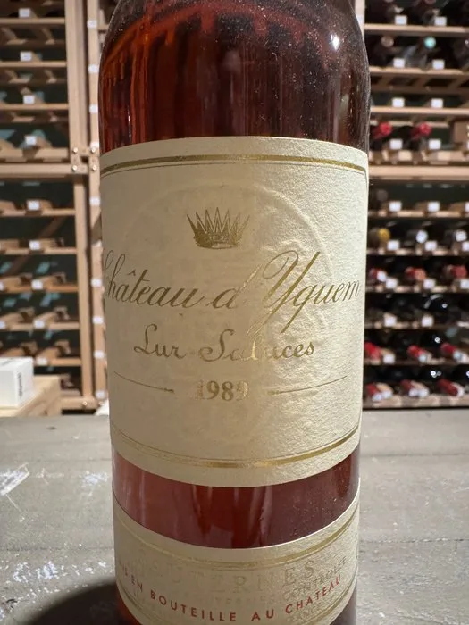 1989 Chateau d'Yquem - Sauternes 1er Cru Supérieur - 1 Bottle (0.75L)