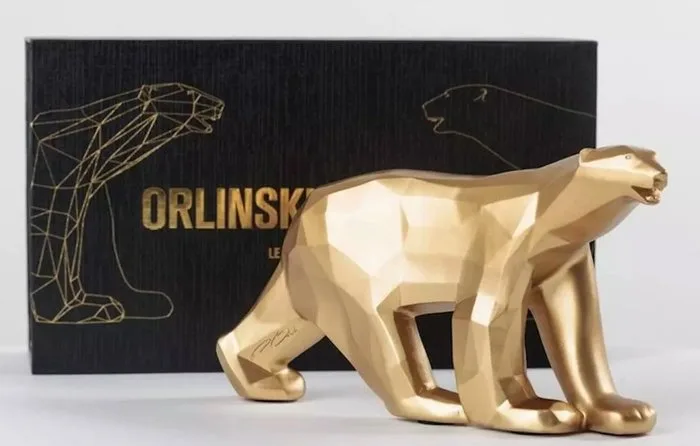 Richard Orlinski (1966) - Ours Pompon x Orlinski Or Edition