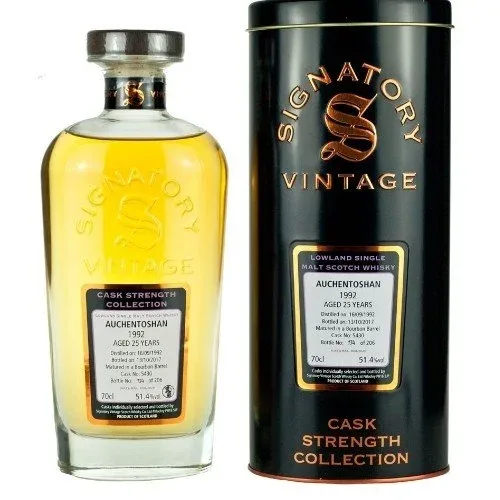 Auchentoshan – 1992 25 Year Old Signatory Cask Strength Collection (51.4%)