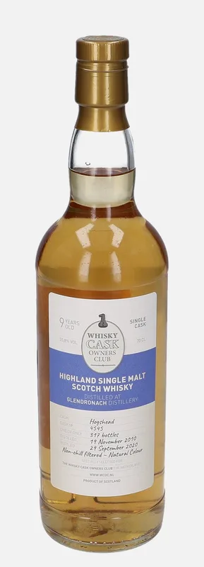 Glendronach – 2010 9 Year Old The Whisky Cask Owners Club