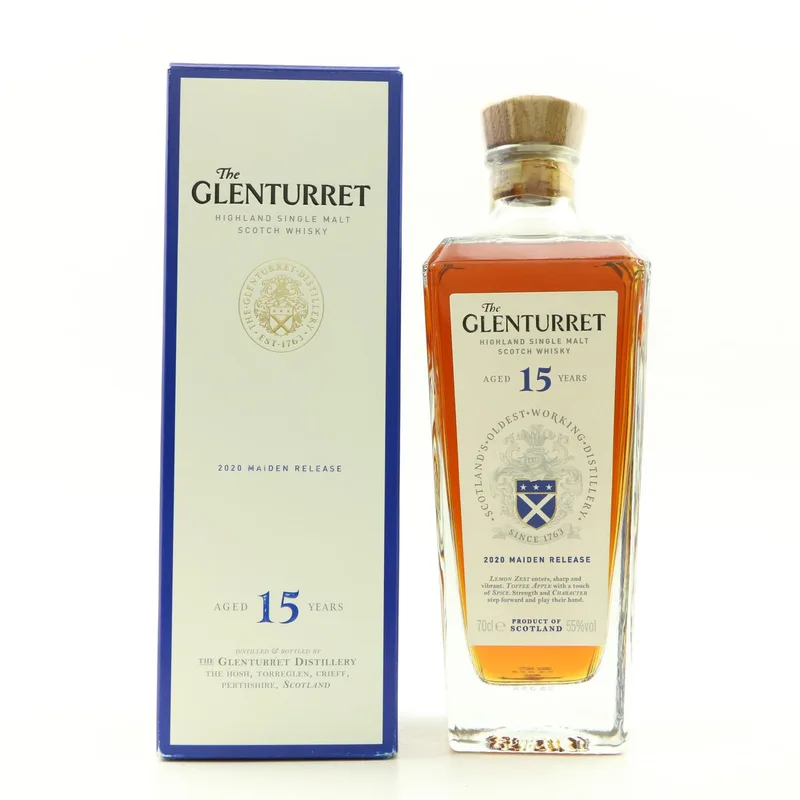 Glenturret – 15 Year Old 2020 Maiden Release (70cl, 55%)