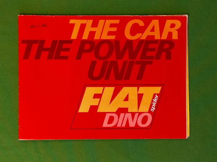 Brochure - Fiat - Dino Spider - 1967
