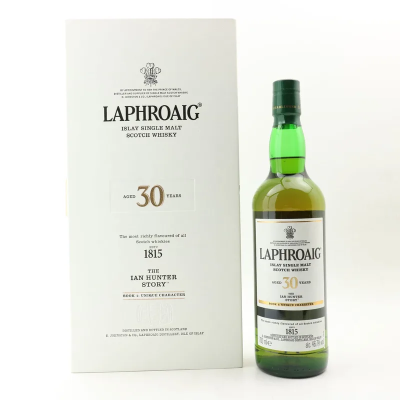 Laphroaig – 30 Year Old Ian Hunter Story Book 1: Unique Character (70cl, 46.7%)