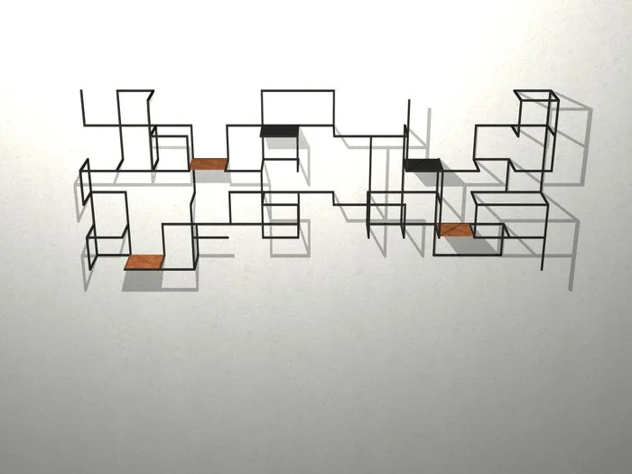 Studio Anelo1997 - Shelf - aRoma - 0525 - Steel - Functional Art