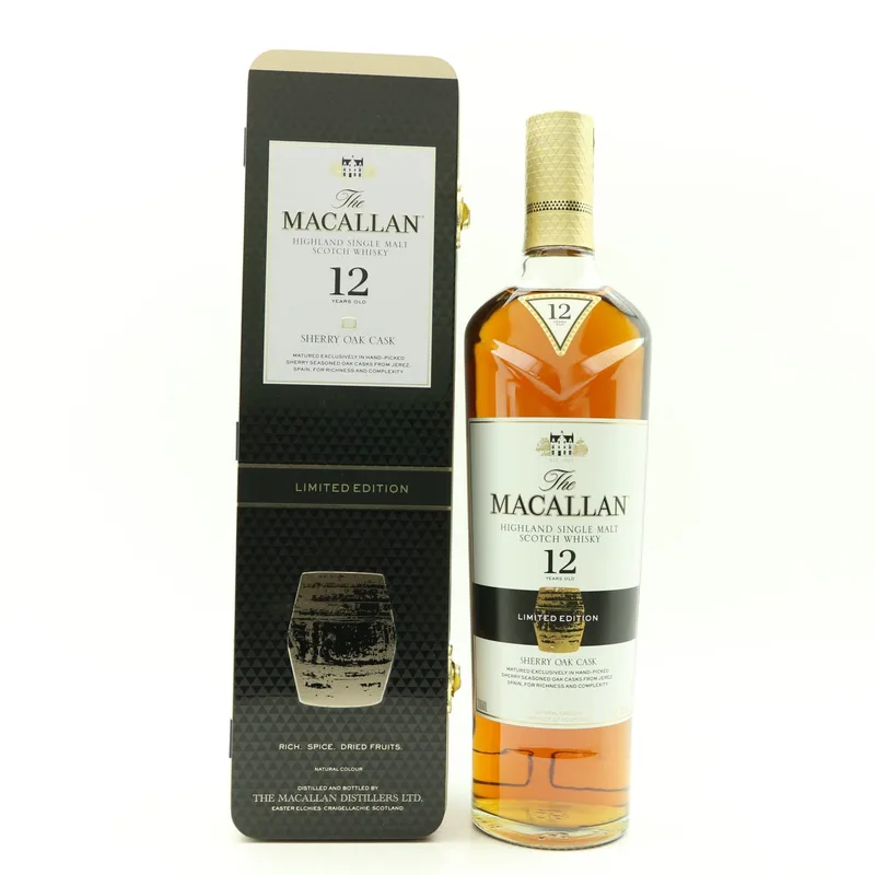 Macallan – 12 Year Old Sherry Oak Limited Edition (70cl, 40%)
