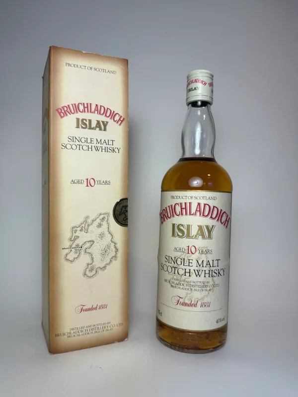 Bruichladdich – 10 Year Old Islay Single Malt Scotch Whisky, 1980s (75cl, 40%)