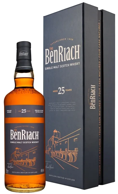BenRiach – 25 Year Old Bourbon/Sherry Cask (46%)