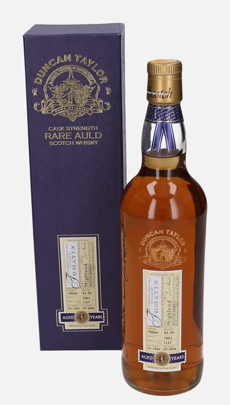 Tomatin – 1965 41 Year Old Duncan Taylor Rare Auld (70cl, 43.3%)