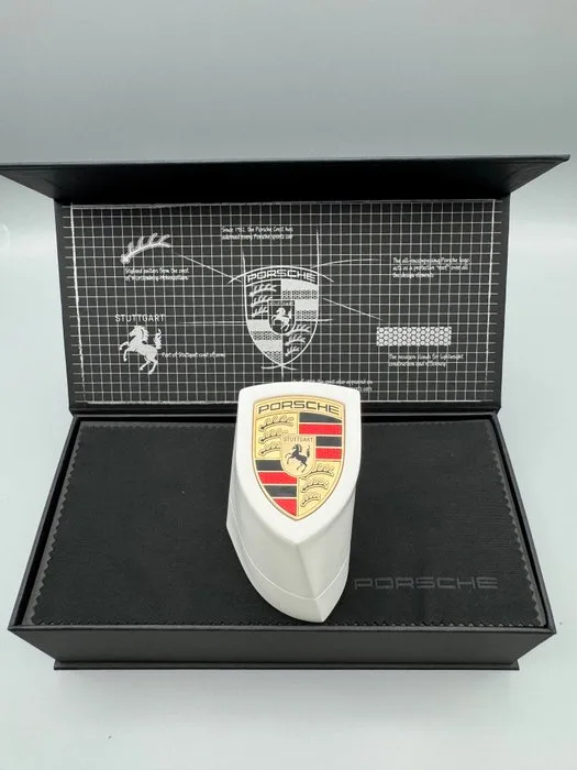 Porsche Crest Pylon 2025 Paperweight - Porsche