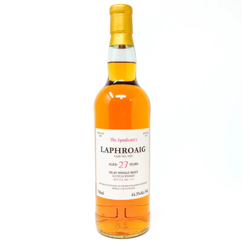 Laphroaig – 1988 27 Year Old The Syndicate Cask No. 9207 (70cl, 44.3%)