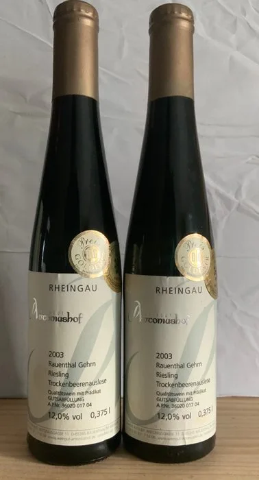 2003 Rauenthal Gehrn - Rheingau Trockenbeerenauslese - 2 Half Bottles (0.375L)