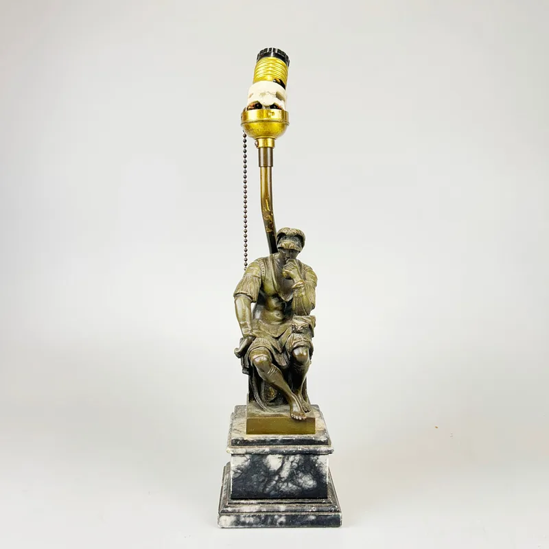 Bronze Figural Table Lamp