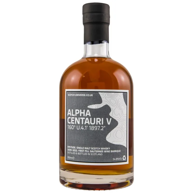 Alpha Centauri V 13 Year Old 2009/2022 Scotch Universe (70cl, 54.8%)