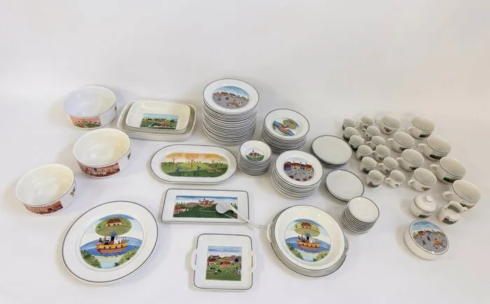 Villeroy & Boch - Table service (102) - Naive Design - Porcelain
