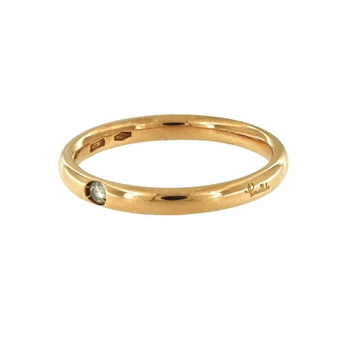 Pomellato - Ring - Lucciola - 18 kt. Rose gold - 0.03ct. tw. Diamond (Natural)