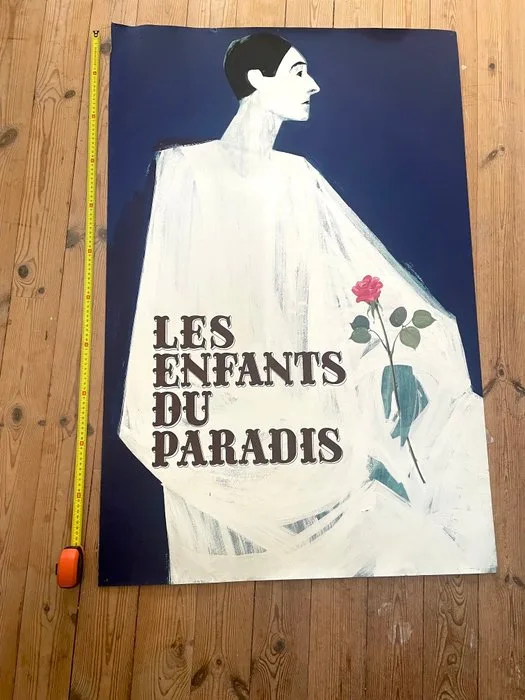 Inconnu - Les enfants du Paradis Projet d'affiche - grande gouache originale 1965 - 1960s