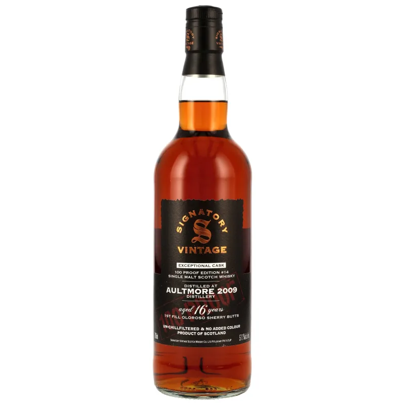 Aultmore – 16 Year Old 100 Proof Exceptional Cask Edition #14 Signatory Vintage