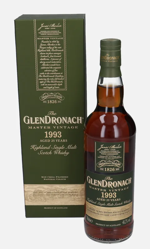 Glendronach – 1993 25 Year Old Master Vintage (70cl, 48.2%)