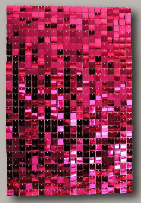 Bayart - Sculpture, "Red Universe" premium mirror design - 90 cm - Plexi,red mirror efect