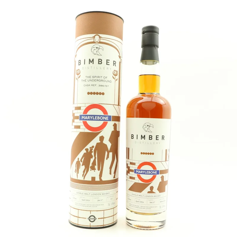 Bimber – Single Cask #386/57 The Spirit Of The Underground Marylebone (70cl, 57.4%)