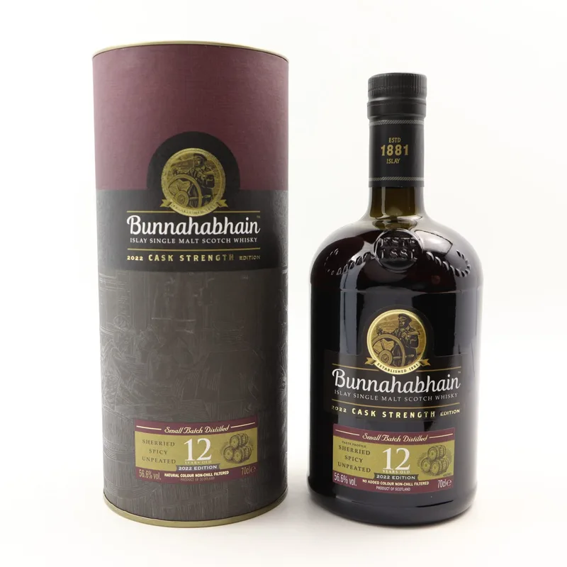 Bunnahabhain – 12 Year Old Cask Strength 2022 Edition (70cl, 56.6%)