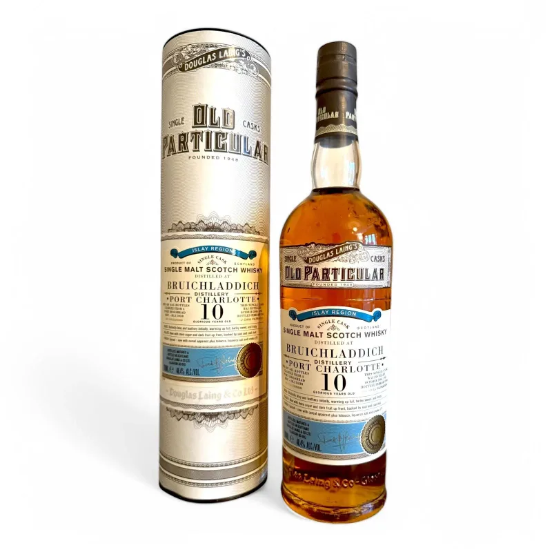 Port Charlotte 10 Year Old 2005 Douglas Laing Old Particular Single Port Cask DL11030 (2016) (70cl, 48.4%)