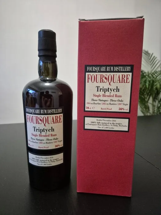 Foursquare Velier - Triptych - b. 2016 - 70cl - 5400 bottles
