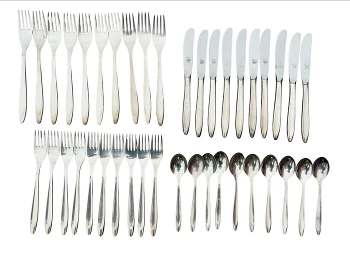 Berndorf - Cutlery set for 12 (40) - Steel - Precious