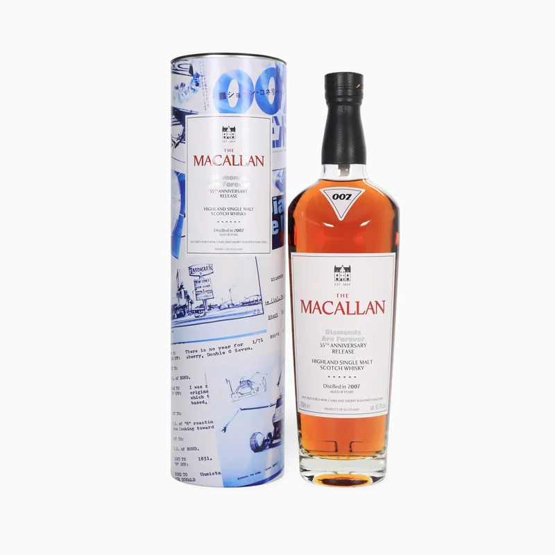Macallan – 18 Year Old (2007) James Bond Diamonds Are Forever 55th Anniversary