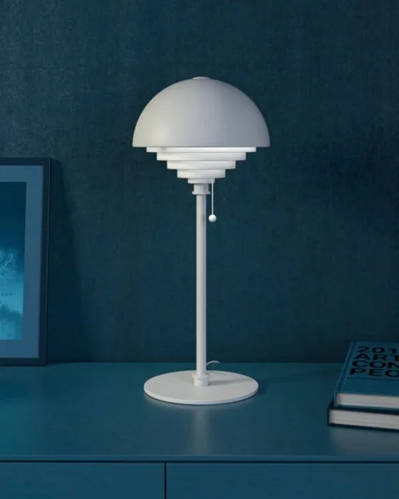 Herstal - Mikael Berlin - Table lamp - Motown Table Lamp - White - Steel, Plastic - Danish Design