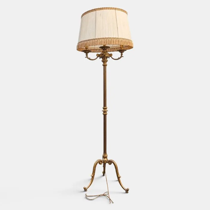 Lamp - Gilt bronze - Louis XVI - Height: 180 cm