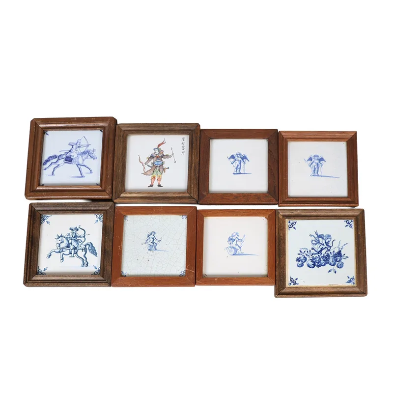 A Collection of 18th Century & Later Delft Tiles (8)