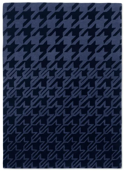Brink en Campman - Ted Baker - Houndstooth dark blue - Rug - 240 cm - 170 cm