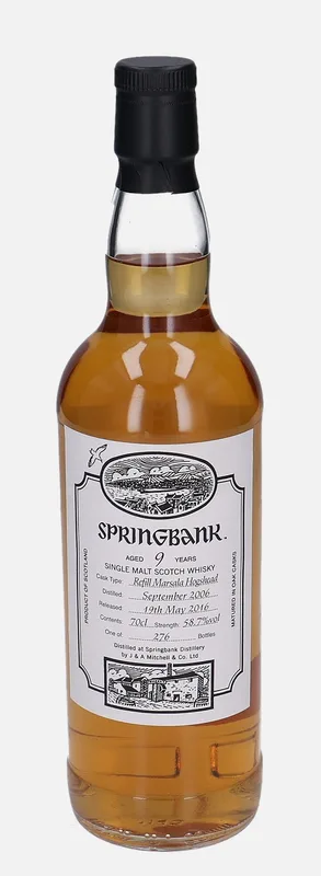 Springbank – 2006 9 Year Old (70cl, 58.7%)
