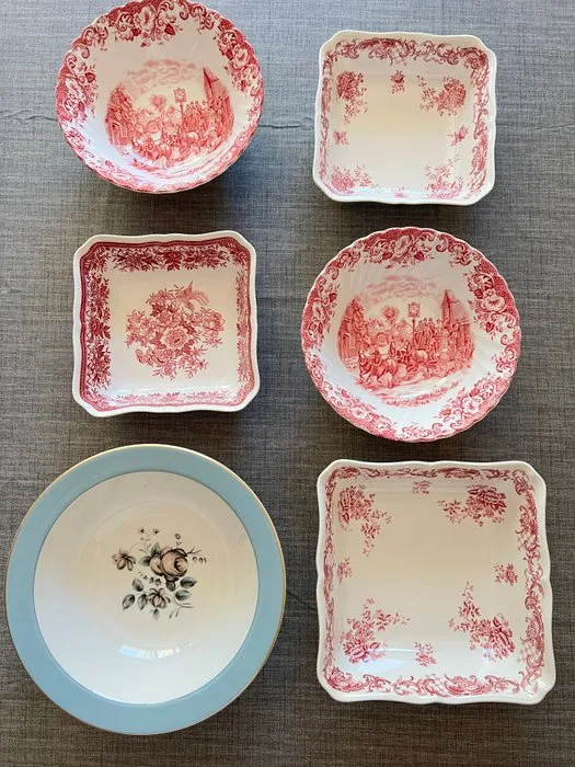 Villeroy & Boch, Johnson Bros., Royal Doulton - Serving dish (6) - Porcelain
