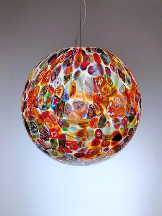 Vetro di Murano - Hanging lamp - Murano glass - Chandelier pendant 52