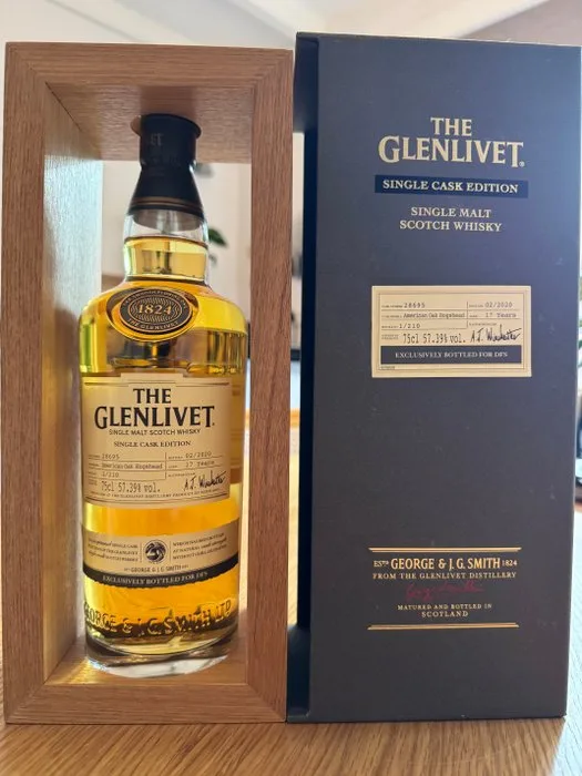 The Glenlivet 17 years old Single Cask Edition for DFS - American Oak Hogshead - b. 2020 - 75cl